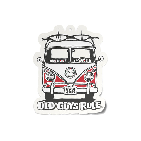 GOOD VIBES' AIR FRESHENER - NEW CAR (CARDINAL RED)